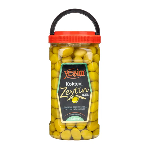Yeşil Zeytin Kokteyl 1250GR 231-260 L