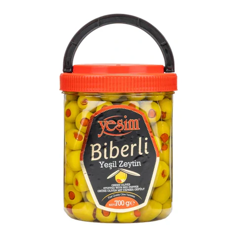 Yeşil Zeytin Biberli PET 700GR 231-260 L