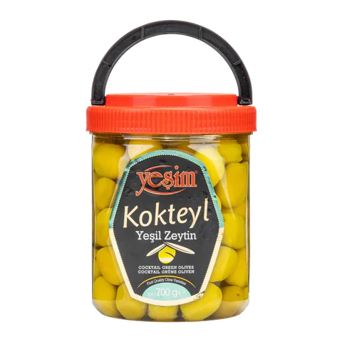 Yeşil Zeytin Kokteyl 700GR 231-260 L