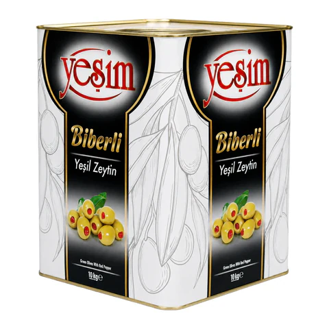 Yeşil Zeytin Domat Biberli 10KG