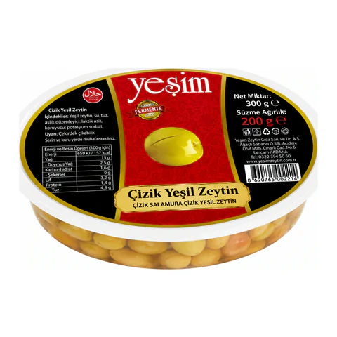 Yeşil Zeytin Çizik Vakum 700GR 291-320 S
