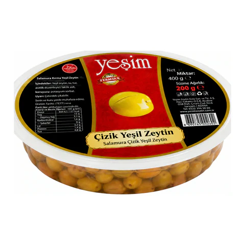 Yeşil Zeytin Çizik 350GR 291-320 S
