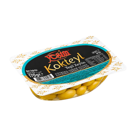 Yeşil Zeytin Kokteyl 170GR 231-260 L