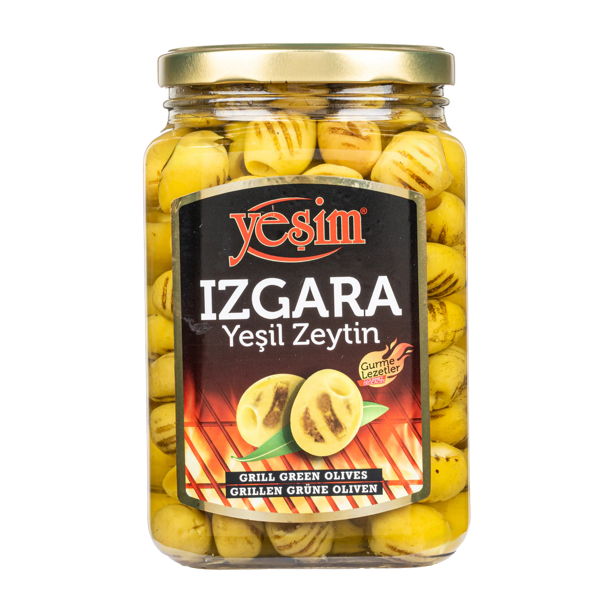 Yeşil Zeytin Izgara Sulu 850GR 231-260 L