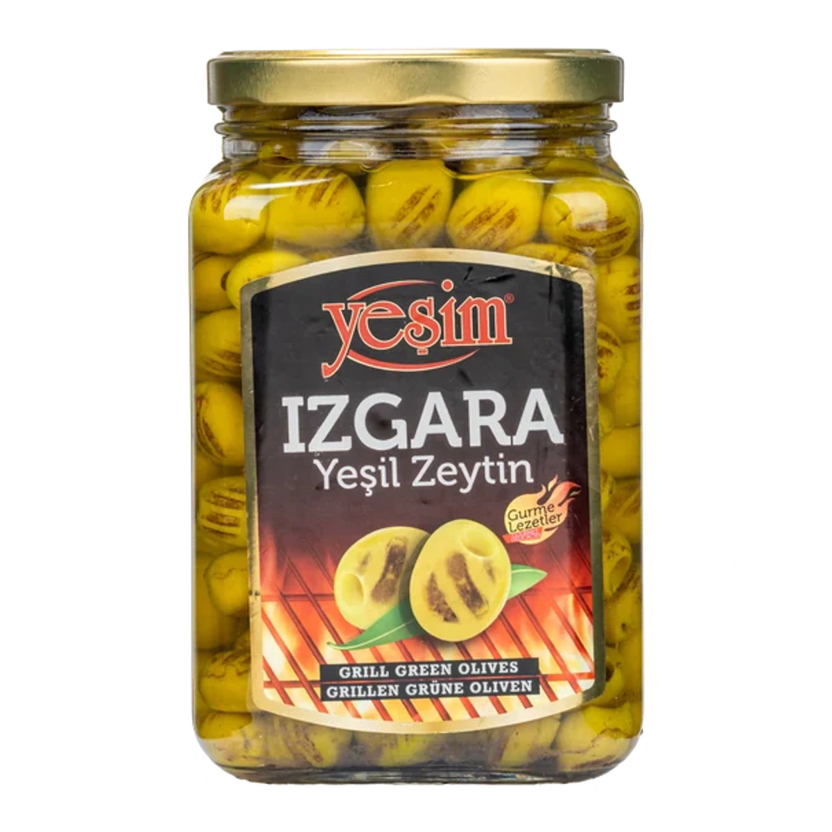 Yeşil Zeytin Izgara Yağlı 350GR 231-260 L