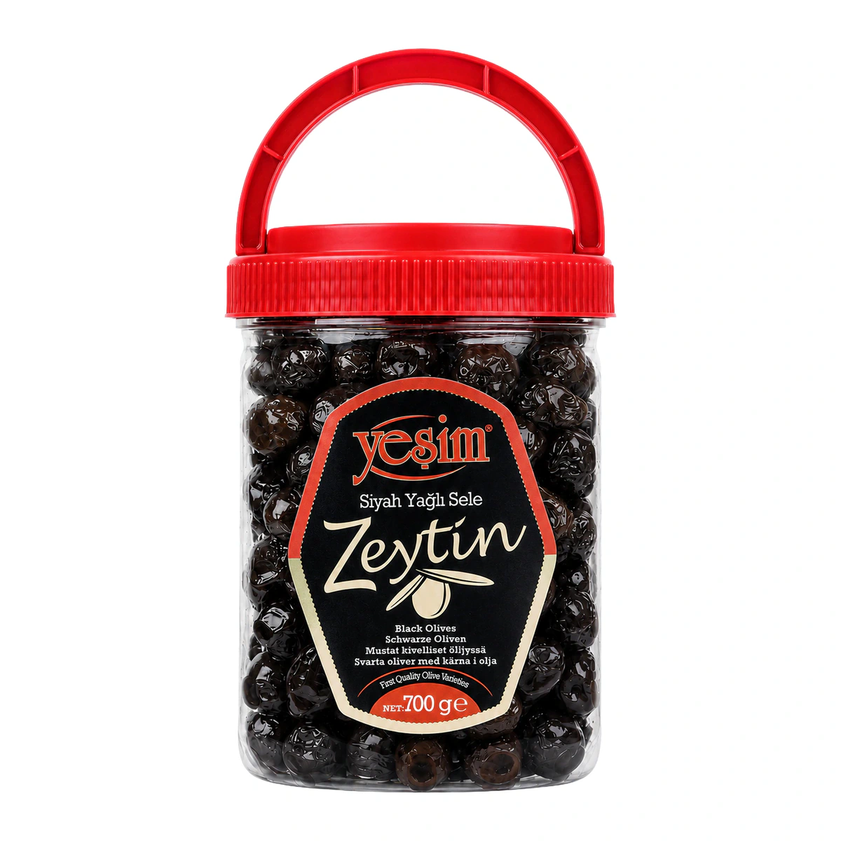Gemlik Siyah Zeytin PET 700GR 321-380 XS-2XS