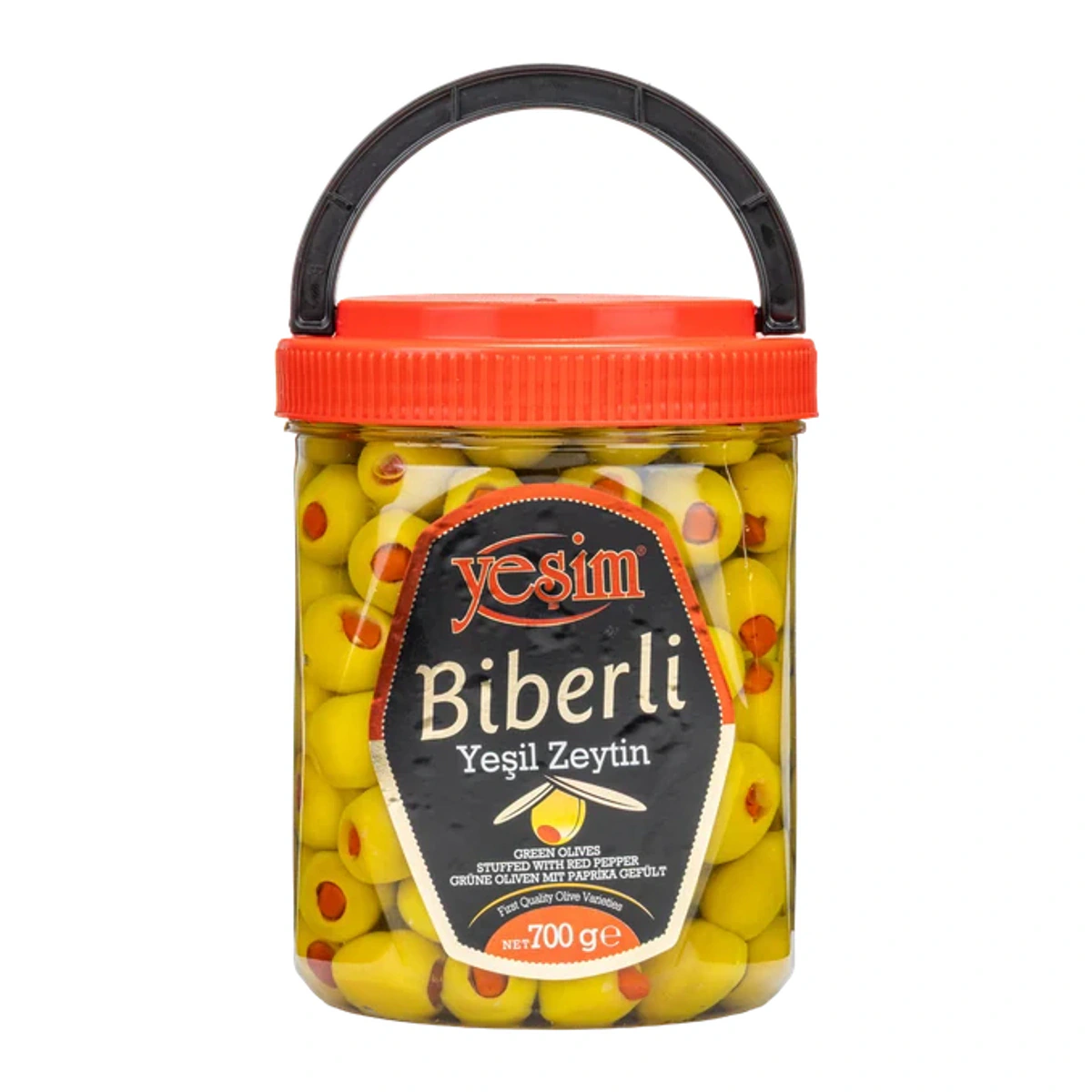 Yeşil Zeytin Biberli PET 700GR 231-260 L
