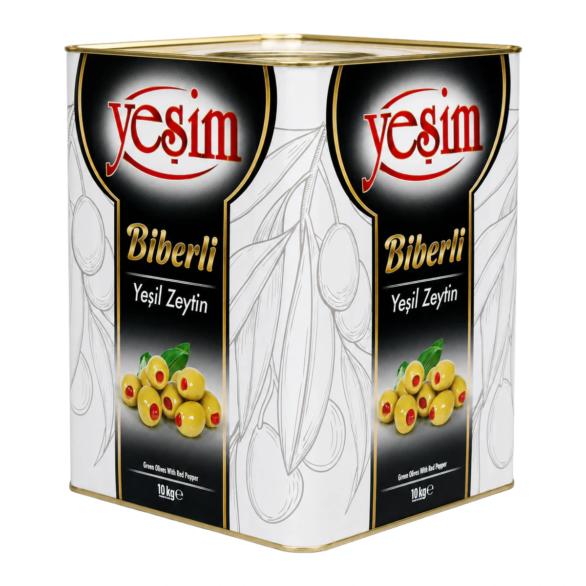 Yeşil Zeytin Domat Biberli 10KG