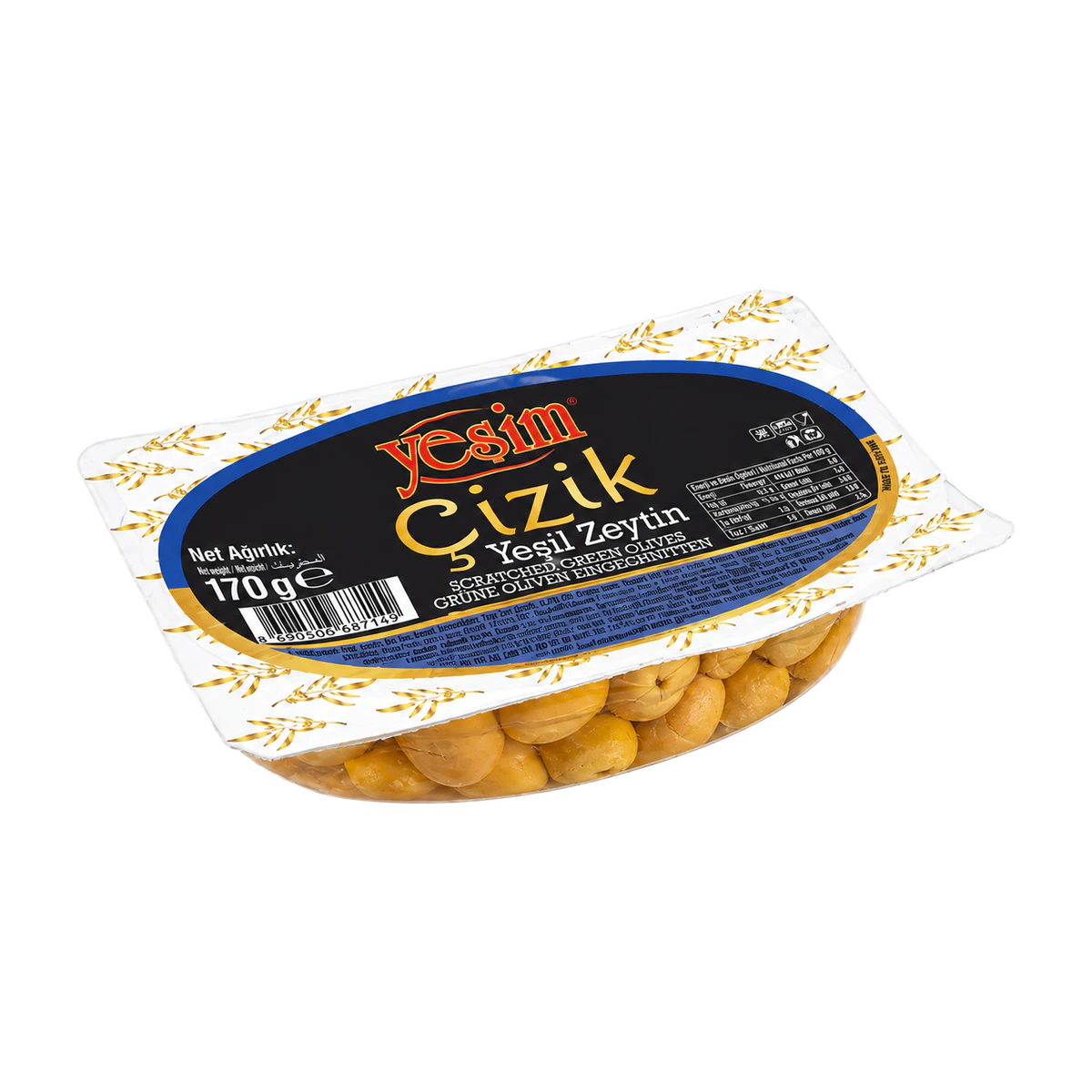 Yeşil Zeytin Çizik 170GR 291-320 S