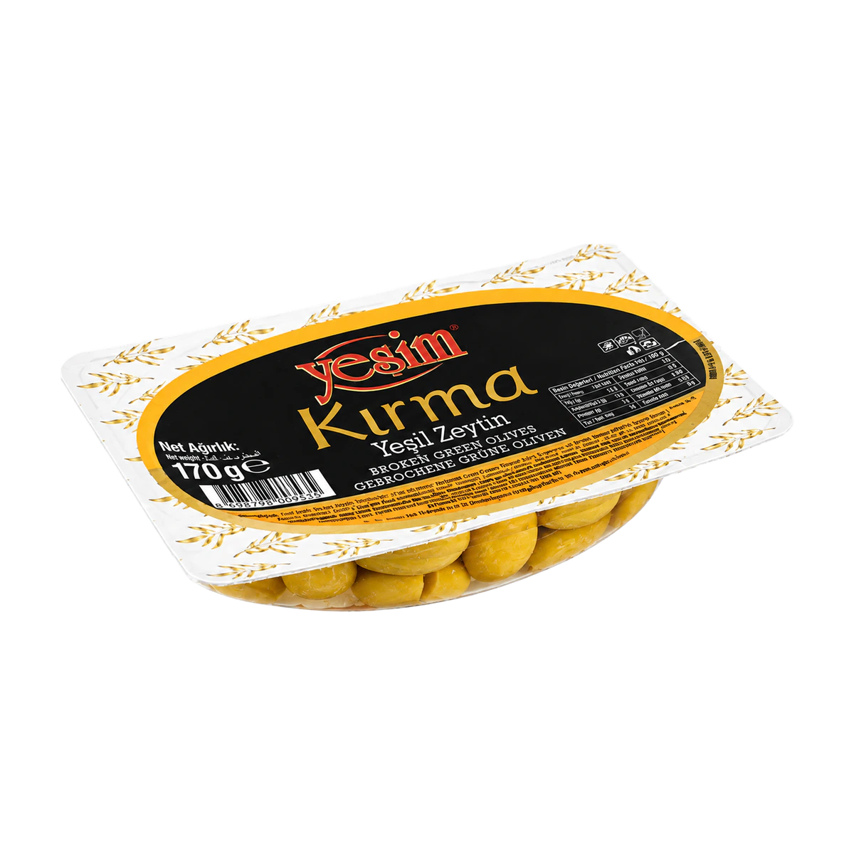 Yeşil Zeytin Kırma 170GR 231-260 L